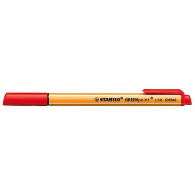 Image de Stylo feutre écologique - STABILO GREENpoint - Stylo simple - rouge