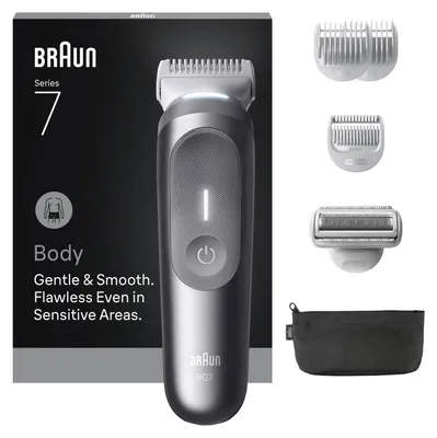 Zdjęcie produktu dla Braun Series 7 BG7550, Mokry & Suchy, Bateria, Szary