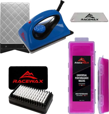 Immagine prodotto di RaceWax Skiwax Set 4 pezzi Cera Ferro Cera BaseSpazzola Nordic Alpin