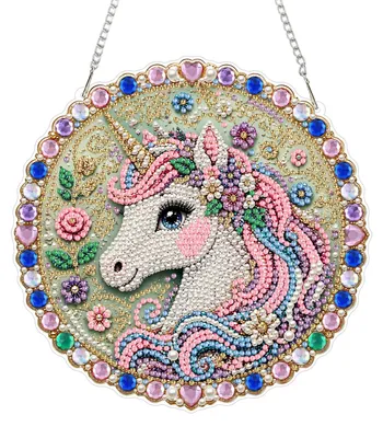 Diamond Painting Hanger – Einhorn, Acryl, 20x20 cm