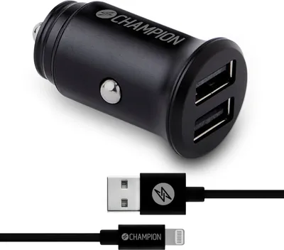 Obrázek produktu pro Nabíječka do auta 24W + USB-A na Lightning kabel černý