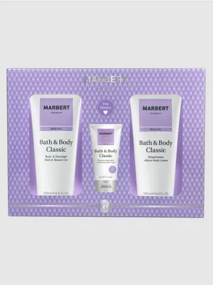 Produktbild von Marbert Bath & Body Classic Set 3 Teilig Duschgel, Bodylotion und Handcreme