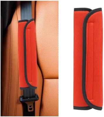Produktbild von Autostoelgordelbekleding mit Polyester - 9 x 25,5 cm - mit Schutzkissen und Antistrikstreifen