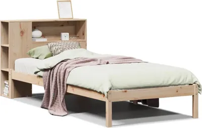 Obrázek produktu pro vidaXL Regálová postel bez matrace 75x190 cm z masivního borovicového dřeva