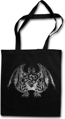 Produktbild von Urban Backwoods Cthulhu V, Stofftasche, Farbe: Schwarz