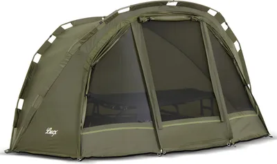 Produktbild von Lucx Puma Bivvy Angelzelt 1 Mann – wasserdichtes Karpfenzelt mit herausnehmbarer Bodenplane & 10.000 mm Wassersäule, ideal für Solo-Angler