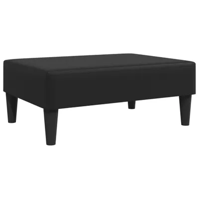 Produktbild von vidaXL Fußhocker Schwarz 77x55x31 cm Kunstleder