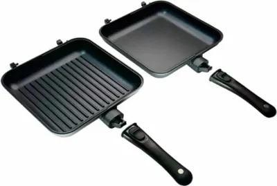 Produktbild von RidgeMonkey Connect Pan & Griddle XXL Granite Edition - Bratpfanne