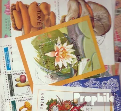 Produktbild von Briefmarken Motive 25 verschiedene Blumen + Pflanzen Blöcke