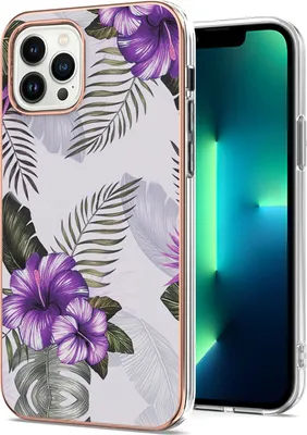 Image de Coque pour iPhone 15 Pro Max coque antichoc en silicone TPU à motifs Violet
