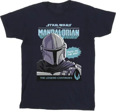 Obrázok produktu pre Star Wars The Mandalorian - Pánske tričko BI47255 (S) (námornícka modrá)