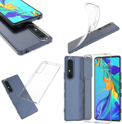Produktbild von Für Sony Xperia 1 III 3. Gen Silikon TPU Transparent Handy Tasche Hülle Etuis
