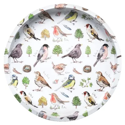 Produktbild von Meander Tablett Vogels Ø31x3cm