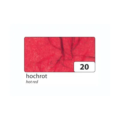 Produktbild von folia Strohseide (B)470 x (H)640 mm 25 g/qm hochrot (Preis pro Stück)