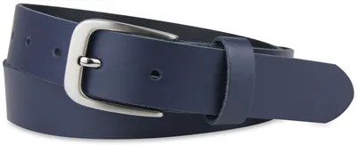 Produktbild von Ledergürtel  GERMANY, 3 cm breit, Gürtel für Damen und Herren, Blau, Größe: 120