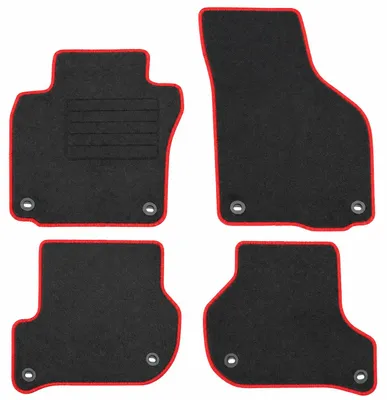 Produktbild von Fußmatten-Set für VW Golf 5 inkl. Variant, 10/2003-09/2009, 4-teilig, Schwarz