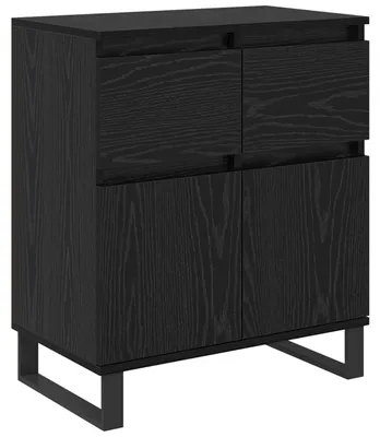 Produktbild von Sideboard mit Schubladen Schwarz Eichen-Optik 60 x 35 x 70 cm
