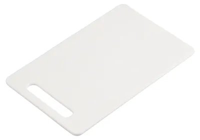 Produktbild von KESPER 32460 Schneidebrett aus PP-Kunststoff, weiß, 23,5 x 14,5 x 0,5 cm
