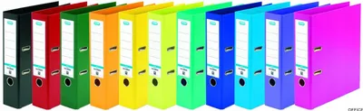 Imagen del producto de ELBA, archivador de anillas, capacidad para 50 hojas, color azul claro, formato DIN A4