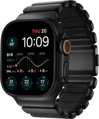 Produktbild von Nomad, Verstärktes Sportarmband 49mm mit Magnetverschluss, Schwarz