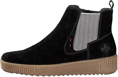 Produktbild von Rieker  Damenschuhe Stiefel Stiefelette Schwarz Freizeit, Schuhgröße:37 EU