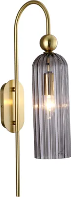 Immagine prodotto di Applique Piega oro-nero 1xE14x40W in vetro, dimensioni: 56,5x10x23,5 cm, IP20, Light Prestige