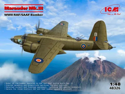Produktbild von ICM 48326 - 1:48 Marauder Mk.III, WWII RAF/SAAF Bomber - Neu