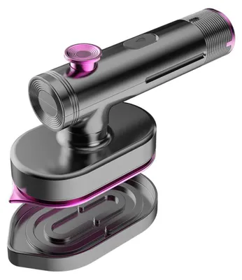 Imagen del producto de Plancha de vapor portátil para ropa, 40W, 90 grados. Vaporizador plegable para prendas con depósito de 60 ml. Calentamiento rápido en 20 segundos. Admite planchado con vapor y sin vapor, ideal para el hogar, viajes y estudiantes