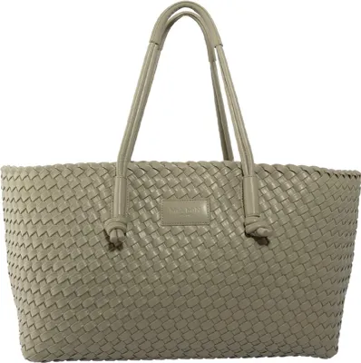 Produktbild von Damen Shopper Beige mit herausnehmbarer Pouch und verstärktem Boden 27x43x19 cm