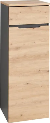 Produktbild von Büroschrank MEMPHIS 1-türig GH13 Front Artisan Eiche Korpus Graphit