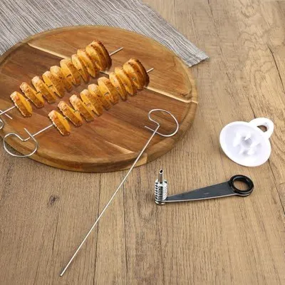 Produktbild von Manueller Spiralschneider für Kartoffeln mit Edelstahlspießen