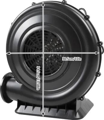 Image de Ventilateur, faible niveau sonore, débit d'air puissant, noir