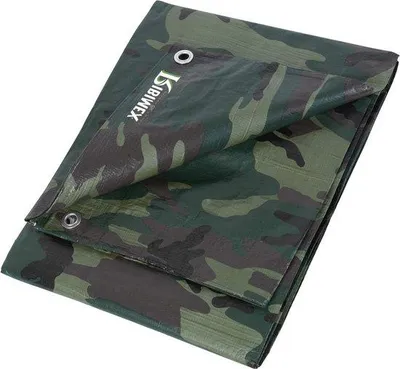 Productafbeelding van Waterdicht camouflage net, 18 x 3 meter - ribbennet, polyester, zwart