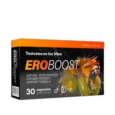 Zdjęcie produktu dla Eroboost Premium 30 Caps - Tauryna Cynk Maca Żeń-Szeń Buzdyganek