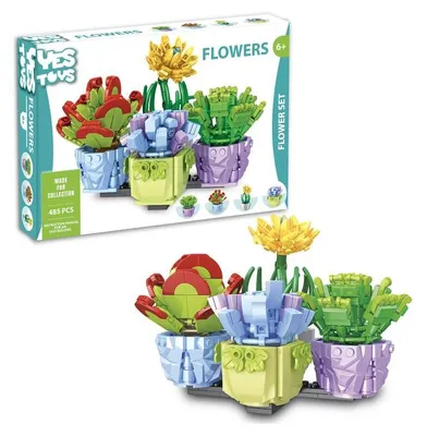 Image de Oku Yestoys Fleurs Fleurs 485 pièces