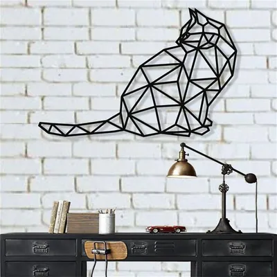 Produktbild von Metall-Wandkunst, Metall-Bergkette Nachbildung 4er-Set - 79 "x39"/200x100 cm / Gold