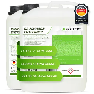 Produktbild von Flotex 2x5L Rauchharzentferner Konzentrat Grillreiniger Gasgrill Grillrost