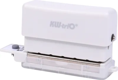Obrázek produktu pro KW-triO děrovačka na papír se 6 otvory, přenosná mini děrovačka, podporuje více otvorů 20/26/30, otvor 5,5 mm, pro A4, A5, B5, sešity, výstřižky, diáře, plánovače, kalendáře, agendy, blahopřání, kutilské, kancelářské, domácí, školní, studentské potřeby