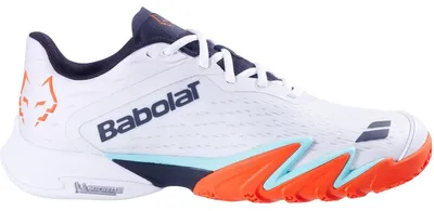 Productafbeelding van BABOLAT PREMURA 3 MEN LEBRON heren padel-schoen, wit/oranje, maat 42.5 EU