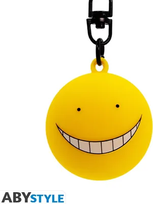 Productafbeelding van ABYstyle ABYKEY603, Sleutelhanger, Geel, Metaal, Rond, Assassination Classroom, 35 mm