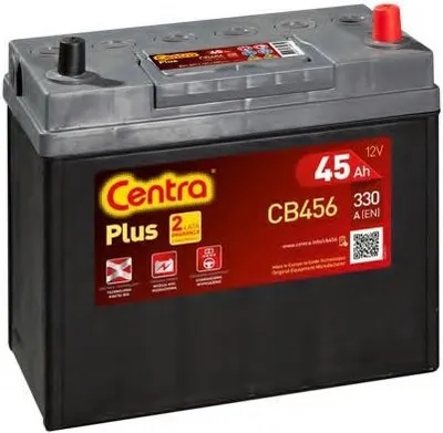 Produktbild von CENTRA Plus Starterbatterie 12V 45Ah 330A/EN B24 Batterie