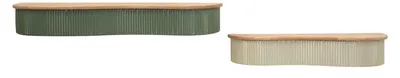 Immagine prodotto di Mauro Ferretti Mensole Frankfurt coppia, 86x18x12-65x16x12 cm