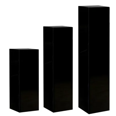Image de Colonne Gilde, « Solid », fibre de verre, poly, noir, lot de 1, L. 27 cm, l. 27 cm, H. 100 cm  79931