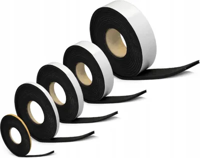 Produktbild von Kompriband 20x2mm -> 20x10mm - 12,5 Meter Moosgummi Quellband Fugendichtband Fenster