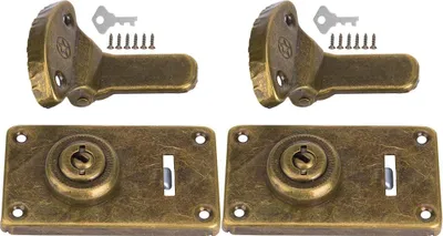 Produktbild von 2pcs Holzkasten Haspin Schnalle Antique Hardwareberichtungsmangel -Möbelzubehör