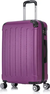 Produktbild von Flexot® F-2045 Koffer Reisekoffer Hartschale Hardcase Doppeltragegriff mit Zahlenschloss Gr. L Farbe Aubergine