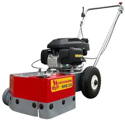 Produktbild von Wildkrautbürste WKB330 700m²/h 33cm breit Benzimotor Drahtbürsten Unkrautbürste