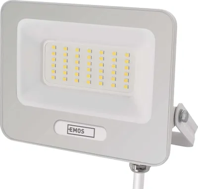 LED reflektor GLARO 30W, bílý, IP65, 3000 lm, neutrální bílá
