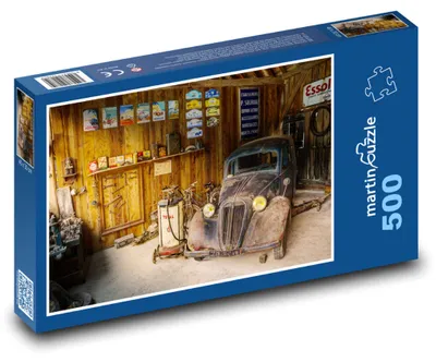 Obrázok produktu pre Puzzle 500 Veterán v dielni, autoservis - martinpuzzle