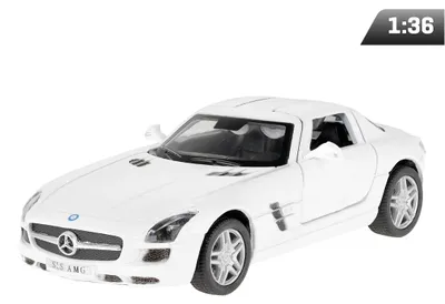 Immagine prodotto di Modello in scala 1:36, Mercedes-Benz SLS AMG, bianco